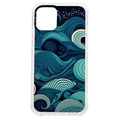 Waves Ocean Sea Abstract Whimsical Abstract Art Iphone 12 Mini Tpu Uv Print Case	