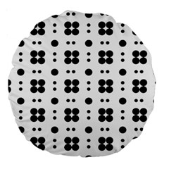 Polka Dot  Svg Large 18  Premium Round Cushions by 8989