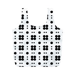 Polka Dot  Svg Full Print Recycle Bag (m) by 8989