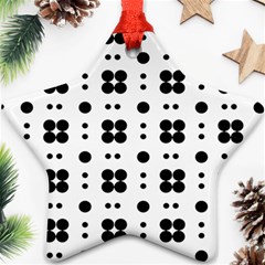 Polka Dot  Svg Ornament (star) by 8989