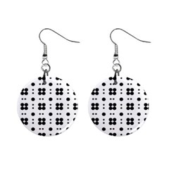 Polka Dot  Svg Mini Button Earrings by 8989