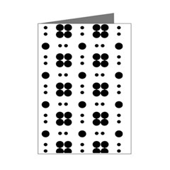 Polka Dot  Svg Mini Greeting Card by 8989