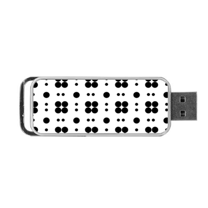 Polka Dot  Svg Portable USB Flash (Two Sides)