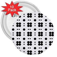 Polka Dot  Svg 3  Buttons (10 Pack)  by 8989