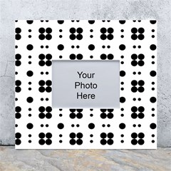 Polka Dot  Svg White Wall Photo Frame 5  X 7 