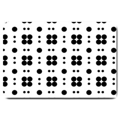 Polka Dot  Svg Large Doormat by 8989