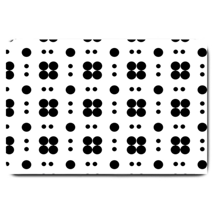 Polka Dot  Svg Large Doormat