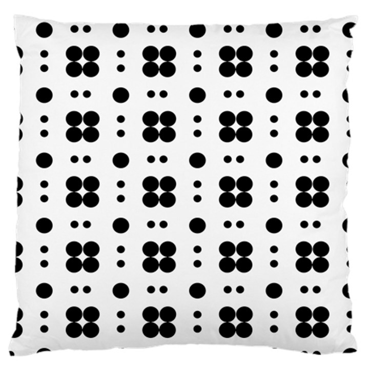 Polka Dot  Svg Standard Premium Plush Fleece Cushion Case (Two Sides)