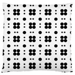 Polka Dot  Svg Standard Premium Plush Fleece Cushion Case (Two Sides) Back