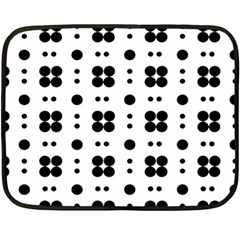 Polka Dot  Svg One Side Fleece Blanket (mini) by 8989