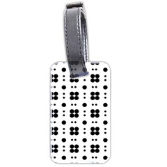 Polka Dot  Svg Luggage Tag (two Sides) by 8989