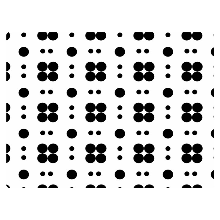 Polka Dot  Svg Premium Plush Fleece Blanket (Extra Small)