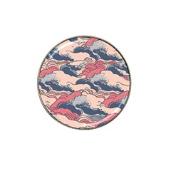 Waves Ocean Sea Water Pattern Rough Seas Hat Clip Ball Marker (10 Pack) by Ravend