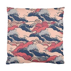 Waves Ocean Sea Water Pattern Rough Seas Standard Cushion Case (two Sides) by Ravend