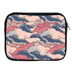 Waves Ocean Sea Water Pattern Rough Seas Apple Ipad 2/3/4 Zipper Cases by Ravend