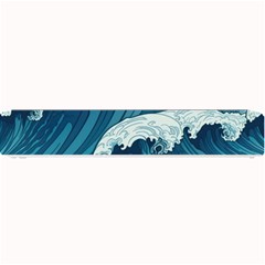 Waves Ocean Sea Pattern Water Tsunami Rough Seas Small Bar Mat by Ravend