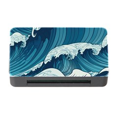 Waves Ocean Sea Pattern Water Tsunami Rough Seas Memory Card Reader With Cf by Ravend