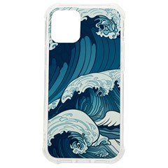 Waves Ocean Sea Pattern Water Tsunami Rough Seas Iphone 12 Mini Tpu Uv Print Case	