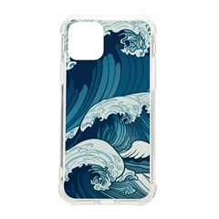 Waves Ocean Sea Pattern Water Tsunami Rough Seas Iphone 11 Pro 5 8 Inch Tpu Uv Print Case by Ravend