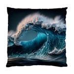 Tsunami Waves Ocean Sea Water Rough Seas Standard Cushion Case (Two Sides) Front