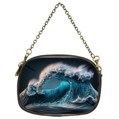 Tsunami Waves Ocean Sea Water Rough Seas Chain Purse (two Sides) by Ravend