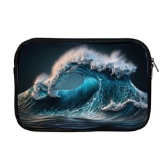 Tsunami Waves Ocean Sea Water Rough Seas Apple Macbook Pro 17  Zipper Case by Ravend