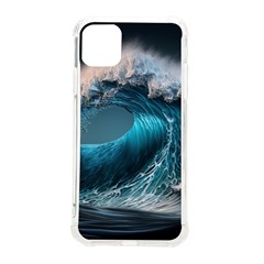 Tsunami Waves Ocean Sea Water Rough Seas Iphone 11 Pro Max 6 5 Inch Tpu Uv Print Case by Ravend