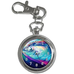 Waves Ocean Sea Tsunami Nautical Nature Water Key Chain Watches by Ravend