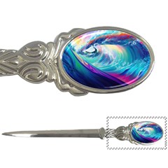 Waves Ocean Sea Tsunami Nautical Nature Water Letter Opener by Ravend