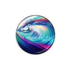 Waves Ocean Sea Tsunami Nautical Nature Water Hat Clip Ball Marker (10 Pack) by Ravend