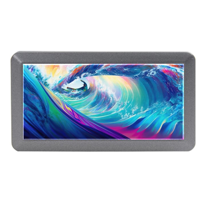 Waves Ocean Sea Tsunami Nautical Nature Water Memory Card Reader (Mini)