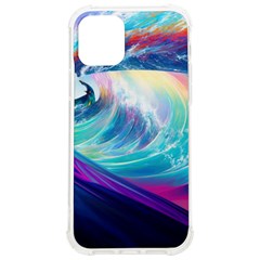 Waves Ocean Sea Tsunami Nautical Nature Water Iphone 12/12 Pro Tpu Uv Print Case by Ravend