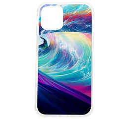 Waves Ocean Sea Tsunami Nautical Nature Water Iphone 12 Pro Max Tpu Uv Print Case by Ravend