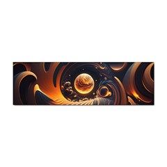 Ai Generated Swirl Space Design Fractal Light Abstract Sticker Bumper (10 Pack) by Ravend