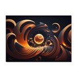 Ai Generated Swirl Space Design Fractal Light Abstract Sticker A4 (100 pack) Front