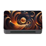 Ai Generated Swirl Space Design Fractal Light Abstract Memory Card Reader with CF Front