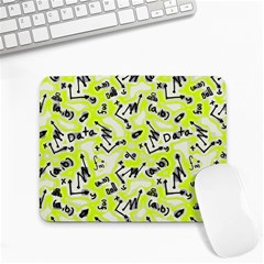 Background Pattern Graphic Beautiful Wallpaper Art Small Mousepad by Ravend