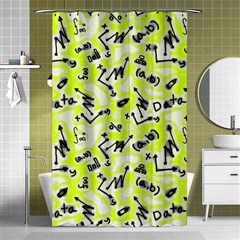 Background Pattern Graphic Beautiful Wallpaper Art Shower Curtain 48  X 72  (small)  by Ravend