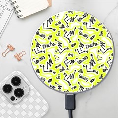 Background Pattern Graphic Beautiful Wallpaper Art Wireless Fast Charger(white) by Ravend