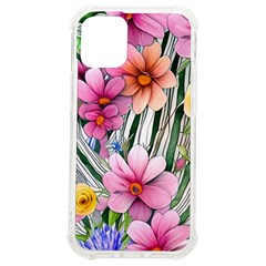 Beautiful Big Blooming Flowers Watercolor Iphone 12 Mini Tpu Uv Print Case	 by GardenOfOphir