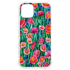 Blossom-filled Watercolor Flowers Iphone 12/12 Pro Tpu Uv Print Case by GardenOfOphir