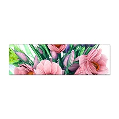 Azure Watercolor Flowers Sticker Bumper (100 Pack) by GardenOfOphir