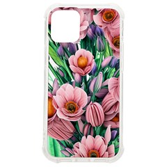 Azure Watercolor Flowers Iphone 12 Mini Tpu Uv Print Case	 by GardenOfOphir