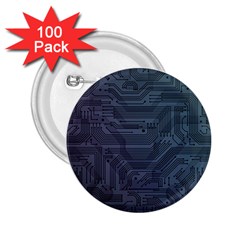 Circuit Board Circuits Mother Board Computer Chip 2 25  Buttons (100 Pack)  by Ravend