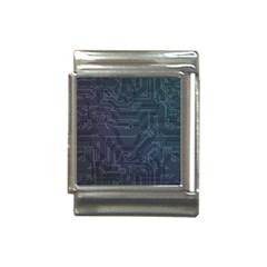 Circuit Board Circuits Mother Board Computer Chip Italian Charm (13mm) by Ravend