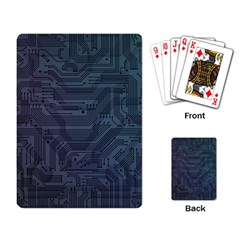 Circuit Board Circuits Mother Board Computer Chip Playing Cards Single Design (rectangle) by Ravend