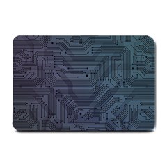 Circuit Board Circuits Mother Board Computer Chip Small Doormat by Ravend