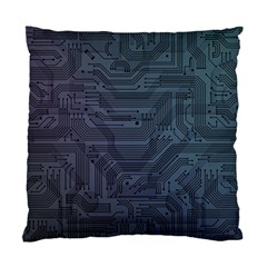 Circuit Board Circuits Mother Board Computer Chip Standard Cushion Case (one Side) by Ravend