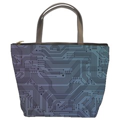 Circuit Board Circuits Mother Board Computer Chip Bucket Bag by Ravend