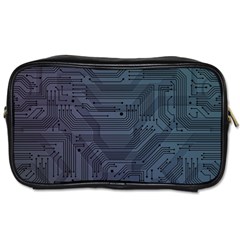 Circuit Board Circuits Mother Board Computer Chip Toiletries Bag (two Sides) by Ravend